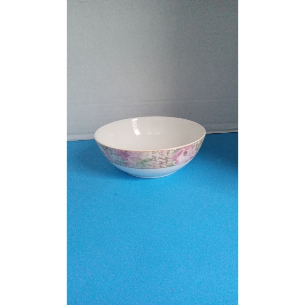 Royal Doulton Everyday Poetic Rose 9 1/2" Dated 1996 Fine China Large Bowl 1218